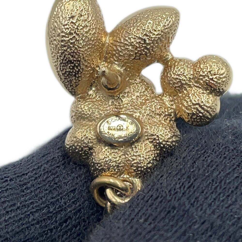 CHANEL Authentic Pearl Logo Earrings - Picture 9 of 10